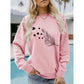 【S-3XL】💖Damski top z nadrukiem piór i serc