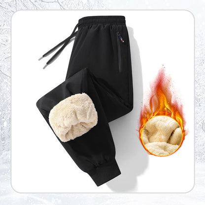 【M-4XL】🔥Wygodne męskie spodnie wodoodporne i wiatroodporne z pluszową podszewką