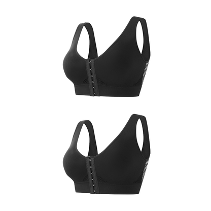 【🔥1+1 gratis】💖Biustonosz damski bez fiszbin z zapięciem z przodu