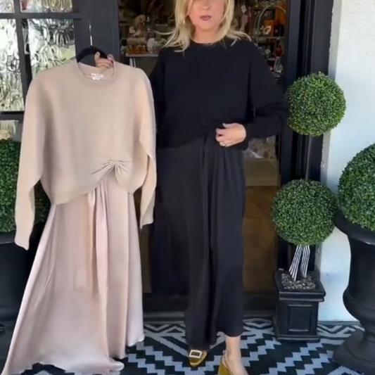 【S-5XL】🥀Elegancki dwuczęściowy zestaw damski