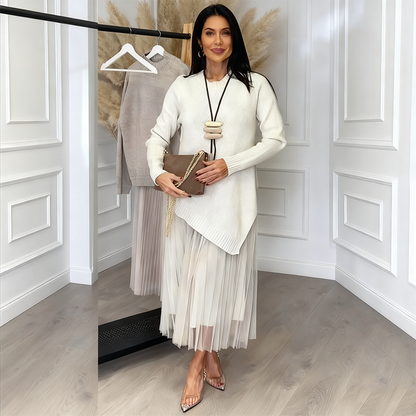 【S-3XL】💕Asymetryczny zestaw sukienek