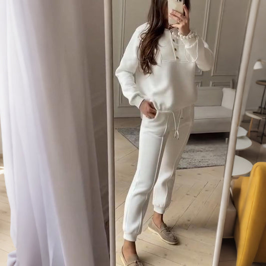 【S-5XL】💖Dwuczęściowy zestaw damski: bluzka i spodnie