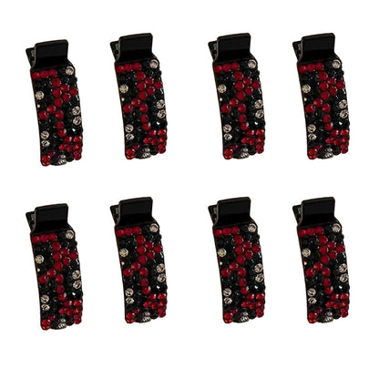 【1 zestaw 8 sztuk】✨Spinka do włosów z kryształkami do grzywki