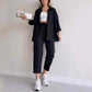 ✨Nowości 40% taniej👚Casualowy luźny dwuczęściowy zestaw