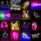 【Płatność za pobraniem】Neon LED dzielony