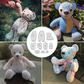 🎉Zimowa wyprzedaż 40% taniej🧸Zestaw linijki z szablonem niedźwiedzia【10 szt.】