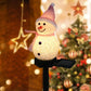 🎄Przedsprzedaż świąteczna - Wodoodporna lampa solarna bałwan