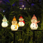 🎄Przedsprzedaż świąteczna - Wodoodporna lampa solarna bałwan