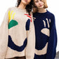 ✨Nowe produkty 40% taniej🌈Sweter z dzianiny Smiley