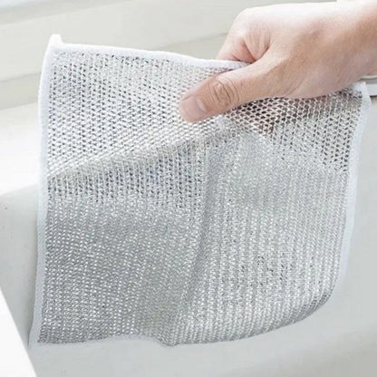 💦Wielofunkcyjny mokry i suchy ręcznik druciany (dwuwarstwowy)
