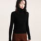 Damski sweter z golfem Soft Slim
