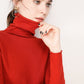 Damski sweter z golfem Soft Slim