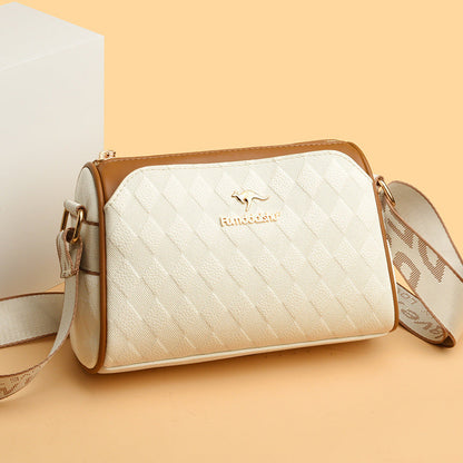 🥰Modna 3-warstwowa torba crossbody z diamentowym wzorem o dużej pojemności