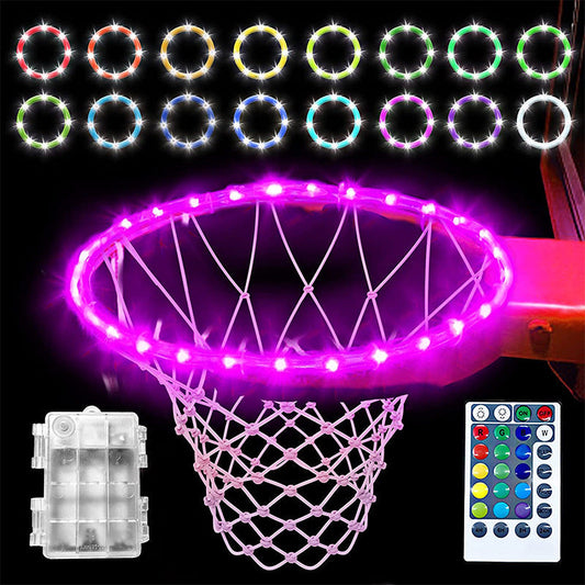 🥳Nowe produkty 40% taniej🏀Obręcz do koszykówki z oświetleniem LED