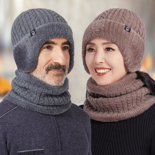 ✨Noworoczna wyprzedaż 40% taniej👒Zimowa dzianinowa czapka termiczna i szalik