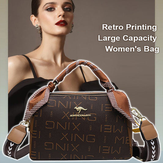 👜 Damska torba z nadrukiem w stylu vintage